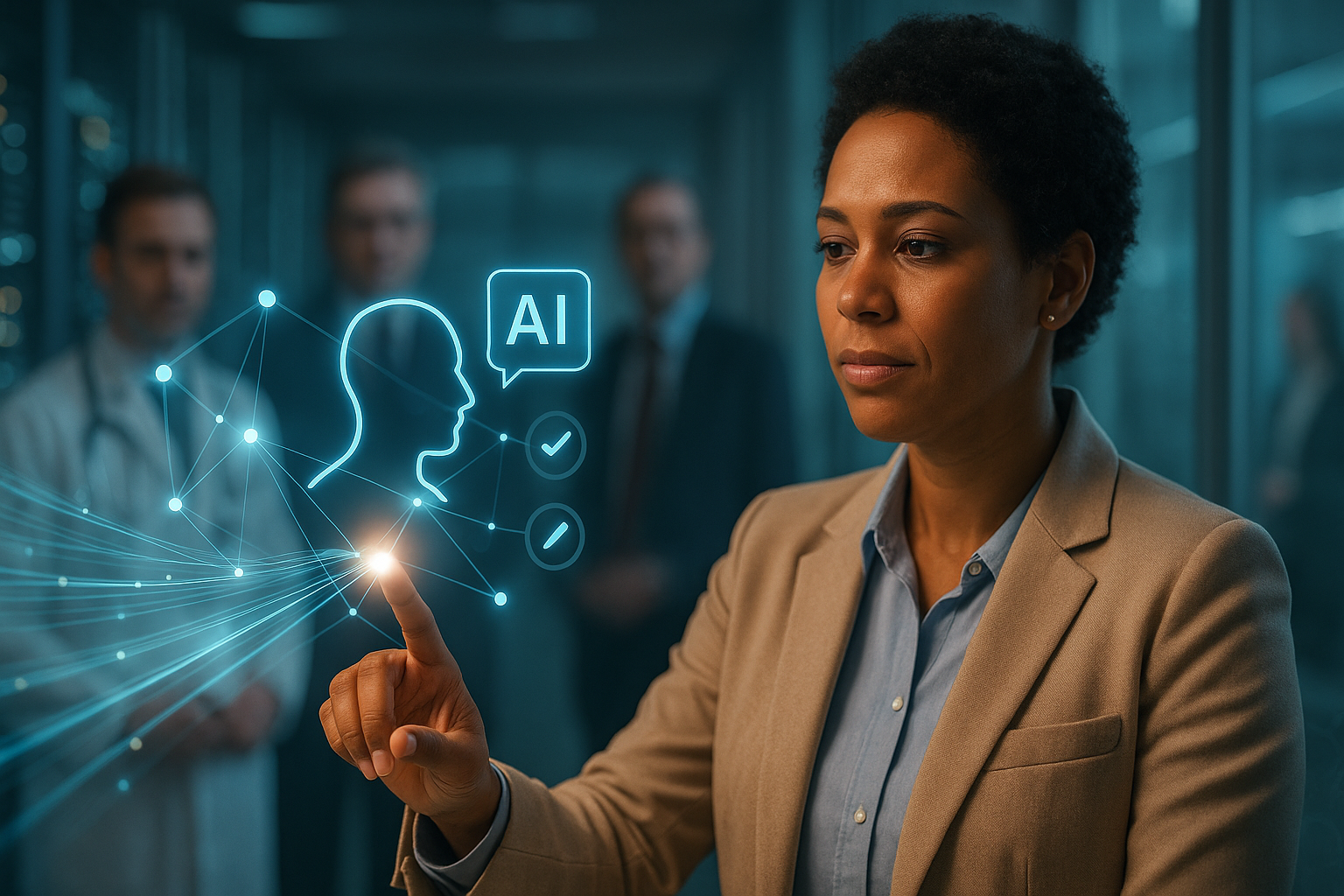 Human and AI collaboration