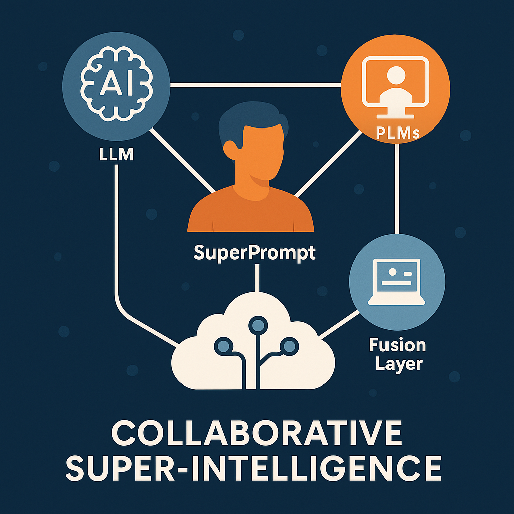 The Case for Collaborative Super-Intelligence with PLMs